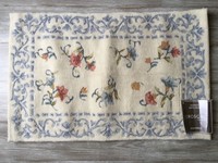 Bath Rug Mat Victorian Flowers Light Blue Beige Croscill Approx 20 X 30 Bath Rug Mat Victorian Flowers Light Blue Beige Croscill Approx 20 X 30