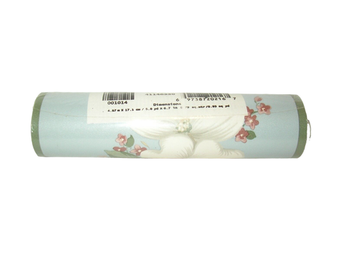 Dogwood Floral Wallpaper Border Pasted Made in England Pink Green Blue NEW - Picture 5 of 8