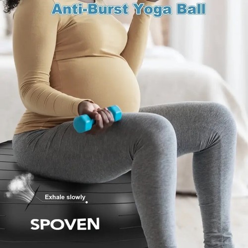 Yoga Ball Exercise Anti Burst/Thickened US 22''-26'' - Picture 3 of 19
