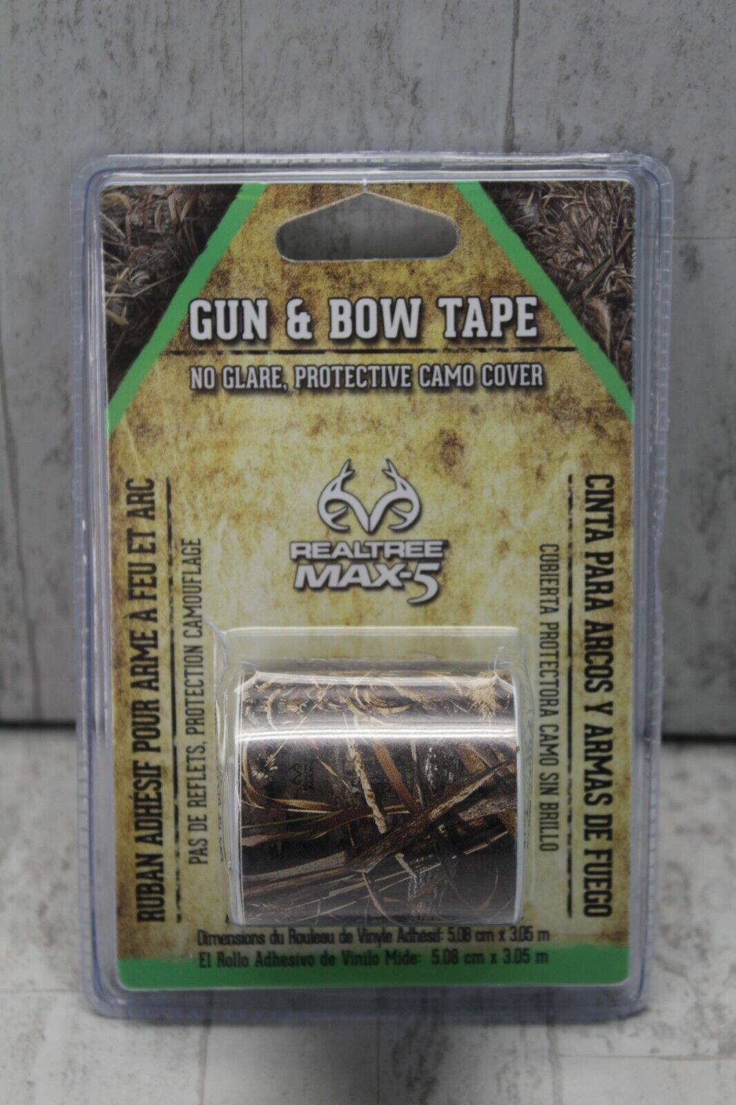 Gun & Bow Tape Realtree Max-5 Camo 2in x 10ft Adhesive Vinyl roll