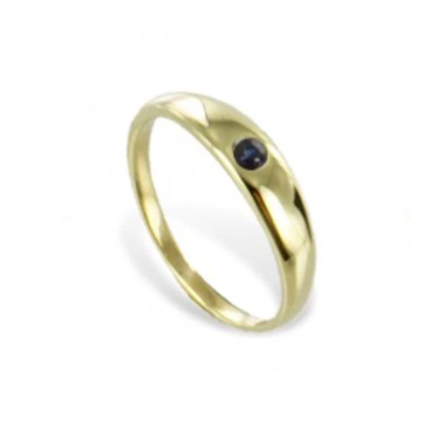 MARKENLOS - SCHMUCK ECHTSCHMUCK Taufring Gold 333 Kristall blau Tauf Schmuck Baby Ring Taufe Paten Taufgeschenk