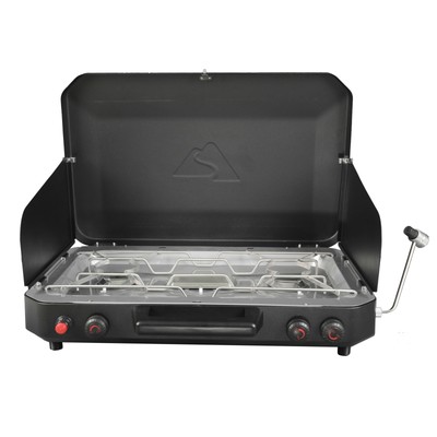 Ozark Trail 3 Burner Propane Camping Stove, GCT2230W, Black | eBay