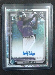 2024 Bowman Chrome Baseball Eriel Dihigo #CPA-ED Auto HTA Choice/150 1st Rockies
