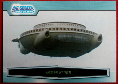 DR WHO, DALEKS: INVASION EARTH - BIG SCREEN - Card #079 - FLYING SAUCER ATTACK