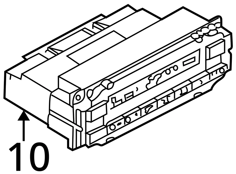 Volkswagen Jetta 2002 panel de control de temperatura climatización número de pieza 3B1907044C Foto 4 de 4