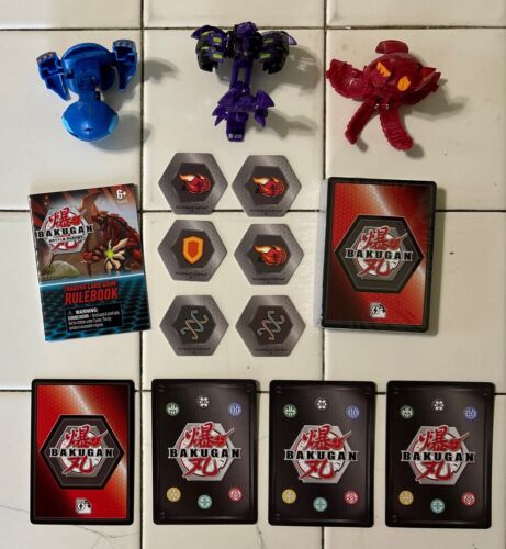 Bakugan Battle Planet Resurgence Starter Set 40 Card Deck Darkus Hydranoid - Picture 3 of 9