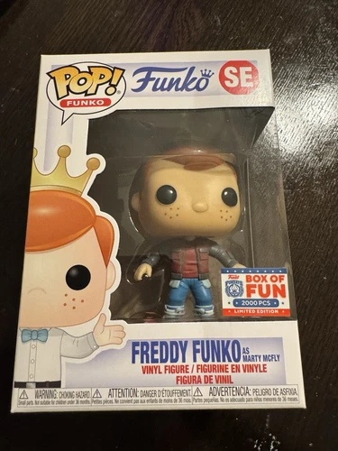 Funko Pop Freddy Funko As Marty Mcfly Box Of Fun 2000 Pieces Read Description