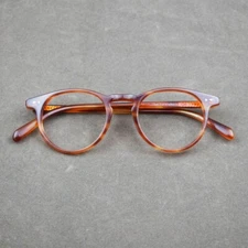 BETSION Retro Vintage Round Reading Glasses Men Women Thick Acetate Frames