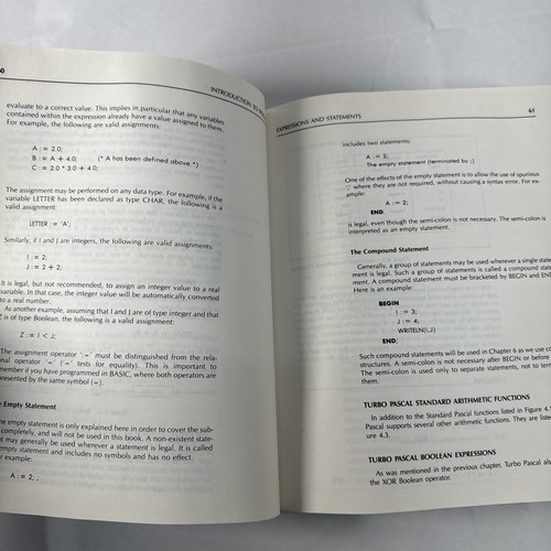 Super Pascal 64 Commodore 64 C64 Abacus Compiler Manual Book Very Rare Untested - Picture 14 of 16