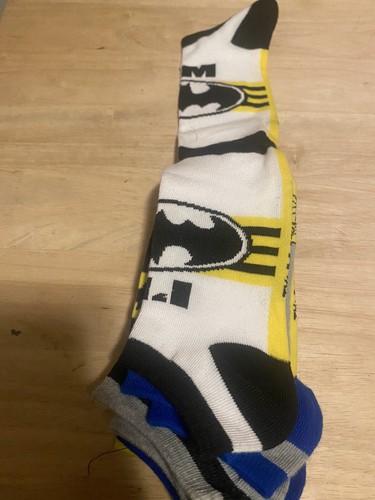 Boys Size L Socks Batman (5 Pack) - Picture 3 of 5