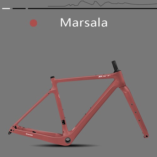 Gravel Bike Frame 700C Internal Routing Disc Brake Carbon Gravel Bike Frameset - Picture 24 of 26