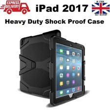 Tough Military Heavy Duty Silicone Rubber Case for iPad 9.7 (5th Generation)