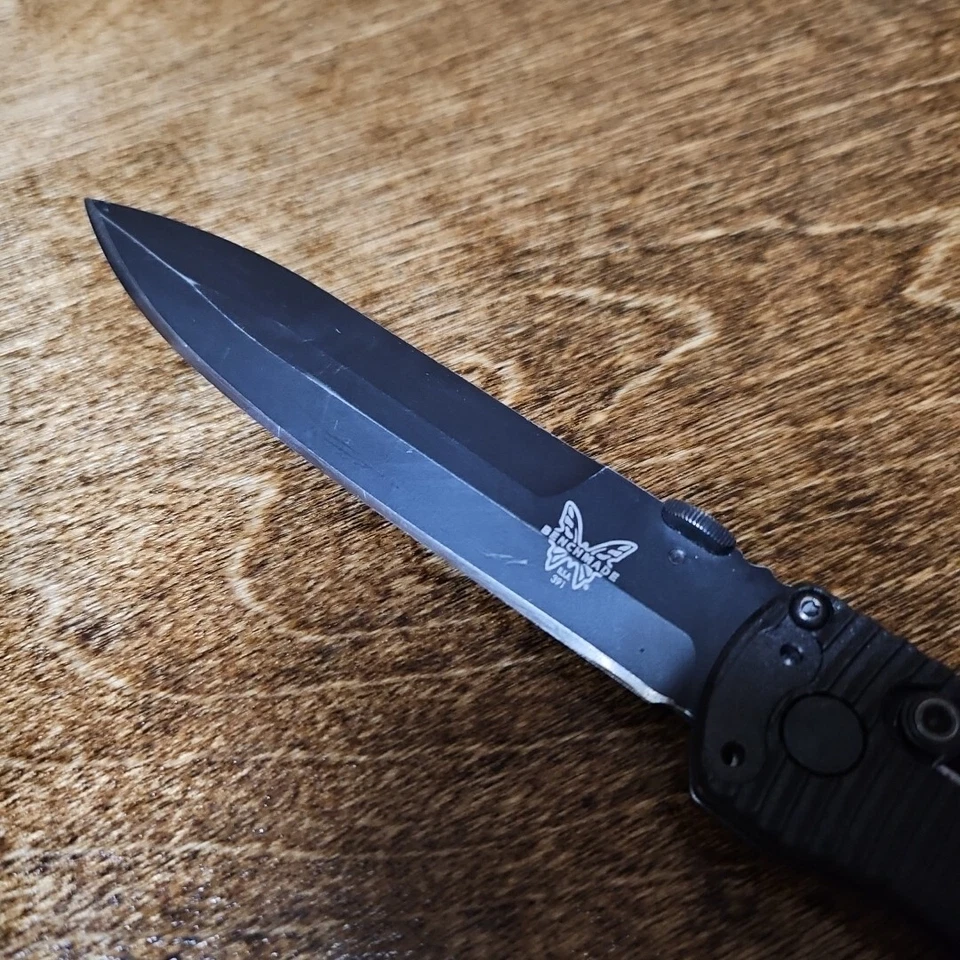 Cuchillo Plegable Greg Thompson SOCP Hecho en Banco 4.47" D2 Negro Cerakote 391SBK Foto 2 de 4