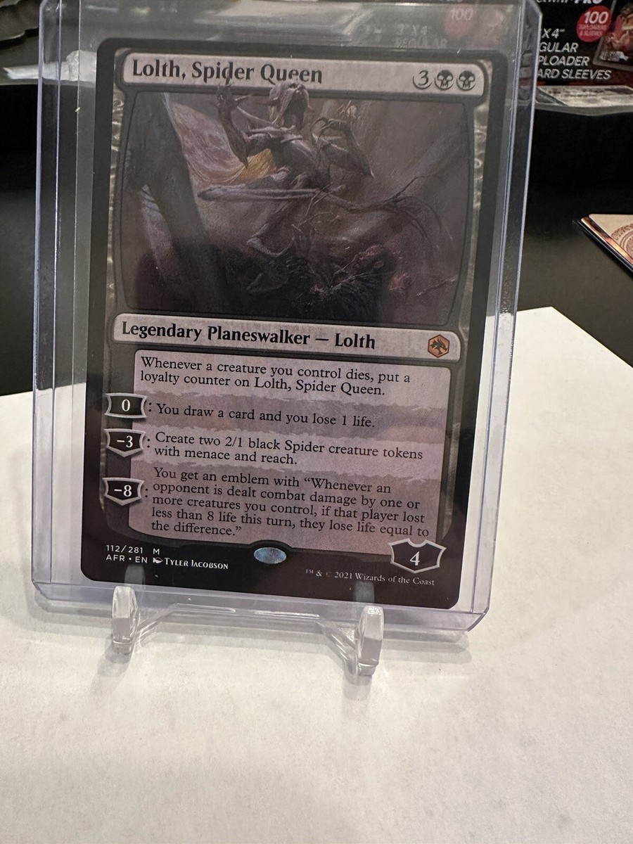 lolth mtg card Magic: the Gathering - Lolth, Spider Queen - Lolth, Spider Queen main image 1