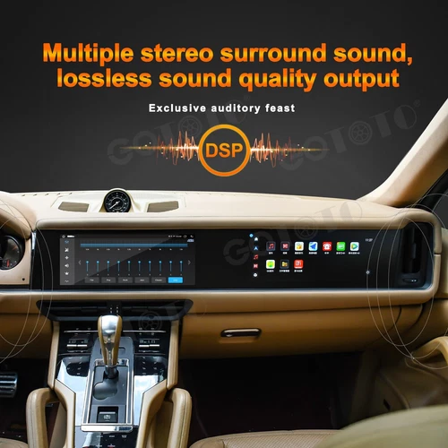 Radio Coche Doble Pantalla para Porsche Cayenne 2010-2017 Actualizado al Modelo 2024 - Imagen 7 de 14