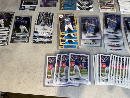 LOTTO BASE INSERTO CARTA WANDER FRANCO 159 ROOKIE 2022 TOPPS DONRUSS CHROME RAYS WOW - Foto 6 di 7