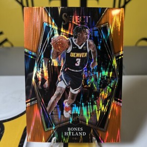 Bones Hyland 2021 Select #174 Rookie Orange Flash Premier Level