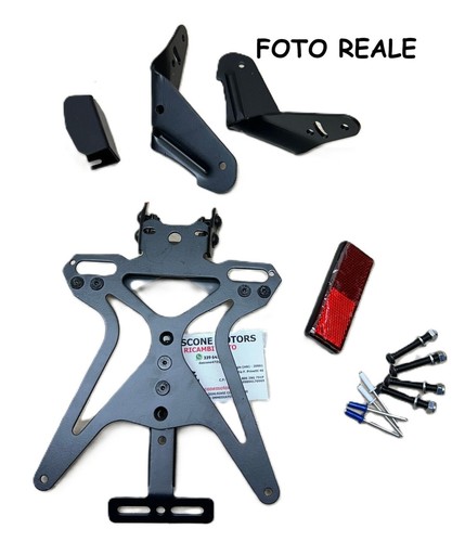 PORTATARGA TMAX 530 2012 2013 2014 2015 2016 T MAX YAMAHA REGOLABILE PORTA TARGA - Foto 2 di 3