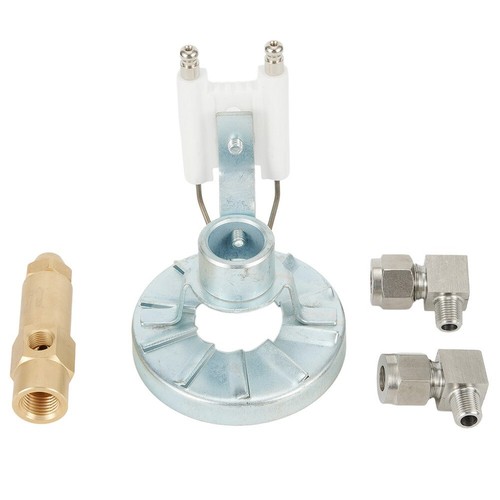 1Set Ugello Bruciatore Olio Rifiuto Sifone Aria Atomizzazione Spray Ugello-Elettrodo - Foto 42 di 67