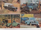 Lot of 8 different Rover P6 Range Rover Land Rover  postcards