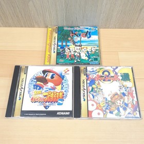 SEGA SATURN CONSOLE Bundle with 6 Games Virtua Fighter Puyopuyo Decathlete