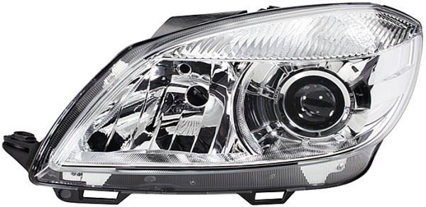 Skoda Fabia II Combi Scheinwerfer Rechts 07-14 OEM Hella 1EL 010 417-501-image