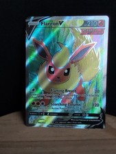 Pokémon TCG Flareon v Evolving Skies Holo Ultra Rare Full Art Card 169/203