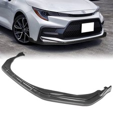 3 Pieces Front Bumper Lip Spoiler Splitter for 2020-2025 Toyota Corolla XSE SE