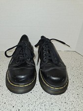 Vtg Y2K Dr. Martens Air Wair 8651 Black Oxford 5 Eyelet Lace Up Men 7 Women 8 Y