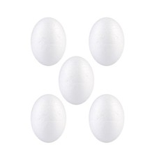 6cm Foam Eggs for Easter Crafts Pack of 50 and Strong