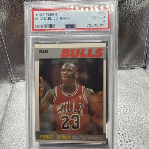 1987-88 Fleer - Michael Jordan #59 PSA 4