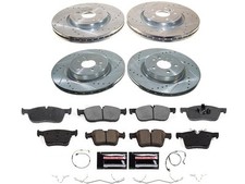 Front and Rear Brake Pad and Rotor Kit For 2017-2020 Jaguar F-Pace 2018 FC583FQ