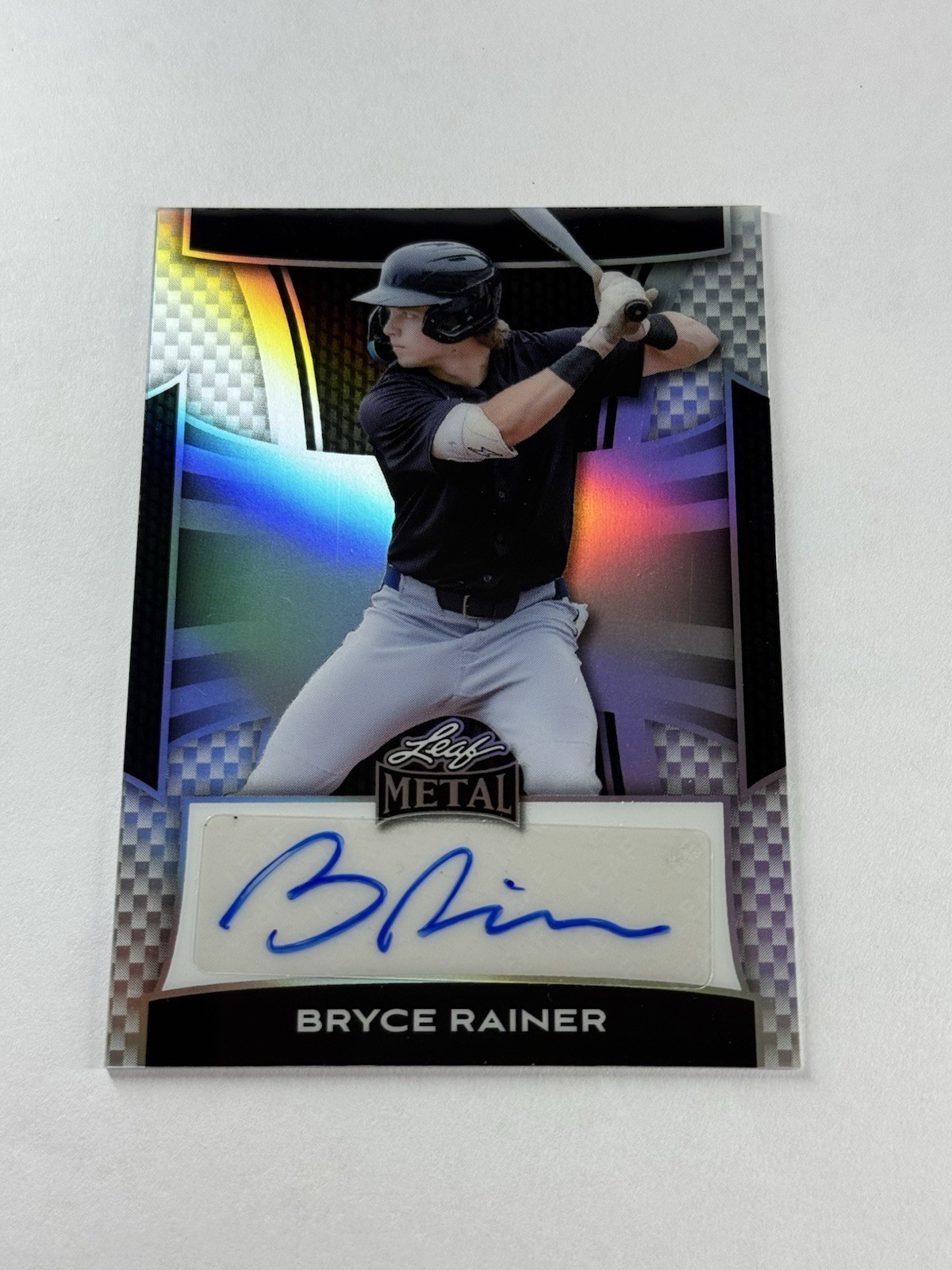 Bryce Rainer 2025 Leaf Metal #RG-BR1 1st Round Gems Autographs ...