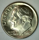 1983 D Roosevelt Dime BU Ten Cent Coin Uncirculated Denver Mint 10c