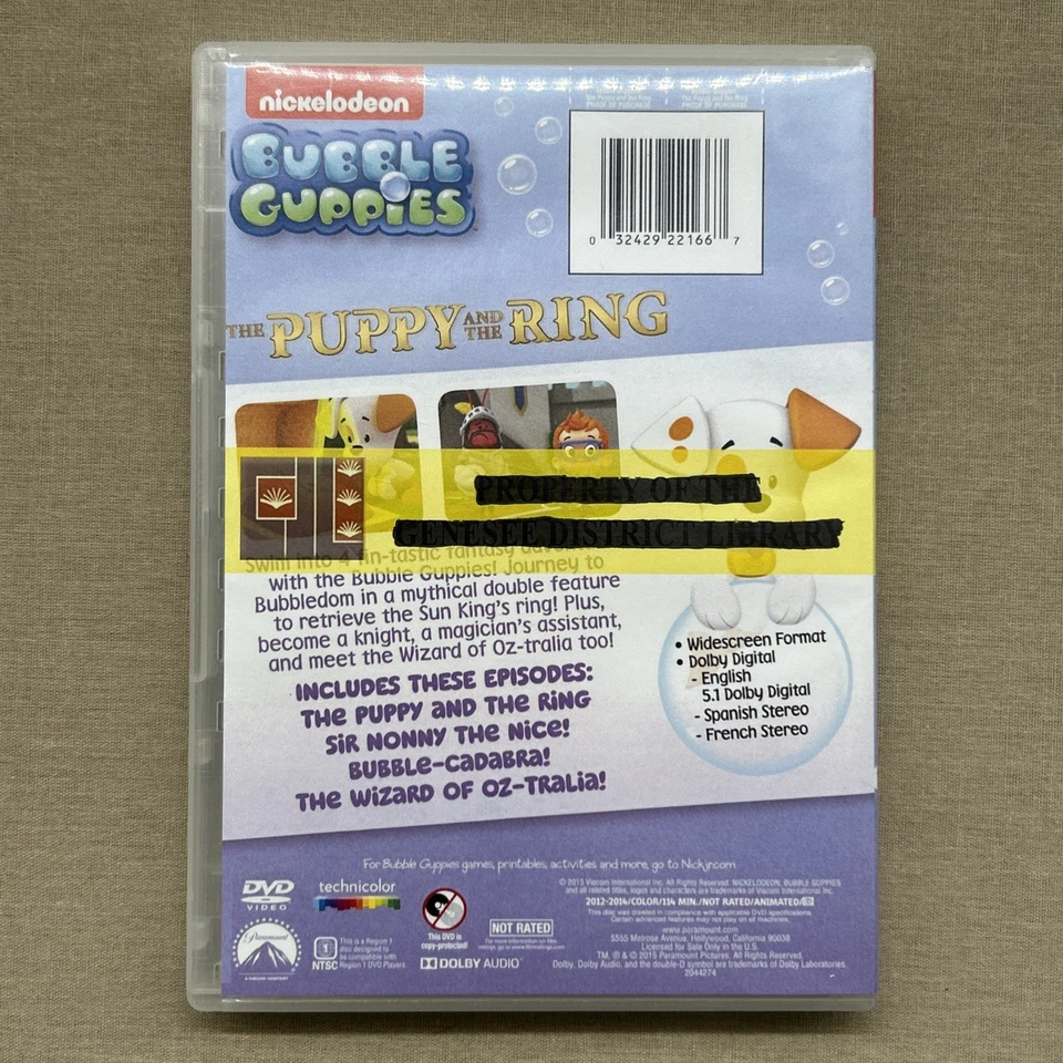 Bubble Guppies: The Puppy & the Ring (DVD 2015 4 Eps) Nickelodeon Nick Jr Pre-K - Image 2 of 4