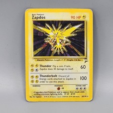 Pokémon TCG Zapdos Base Set 2 Holo Unlimited Rare Card 20/130 HP / DMG on eBay