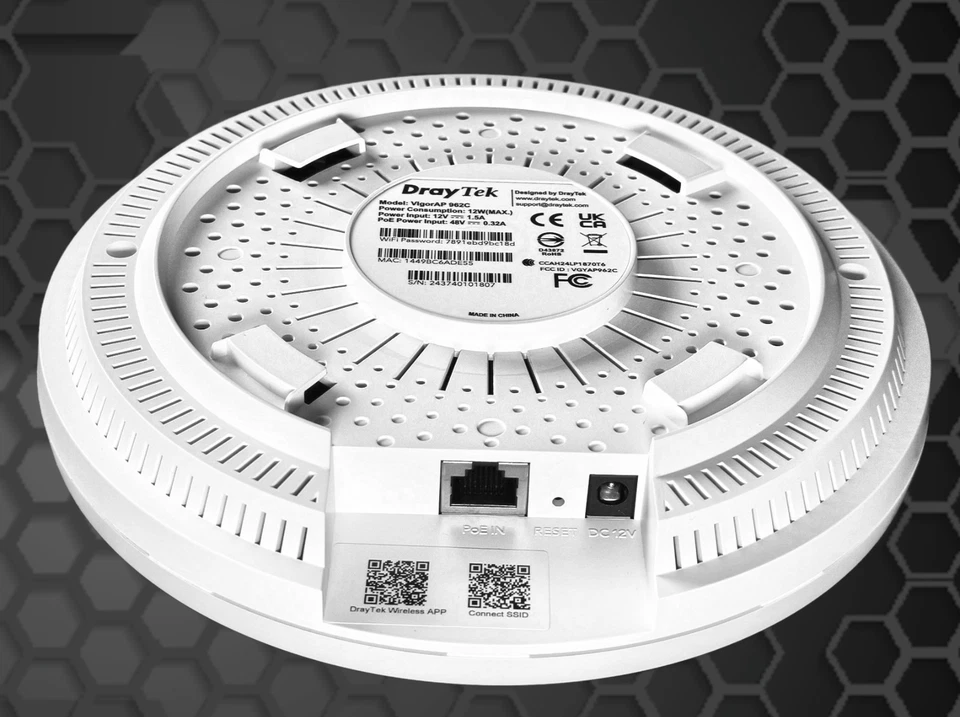 DrayTek VigorAP 962C - Wi-Fi 6 Dualband -  Mesh fähig - 3 Stück verfügbar - Bild 3 von 4