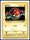Pokémon TCG Voltorb 67/102 Base Set Shadowless 1st Ed VNT Eng 1999