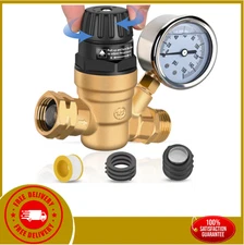 Nilight RV Water Pressure Regulator for RV Camper, Adjustable Handle Water Hose