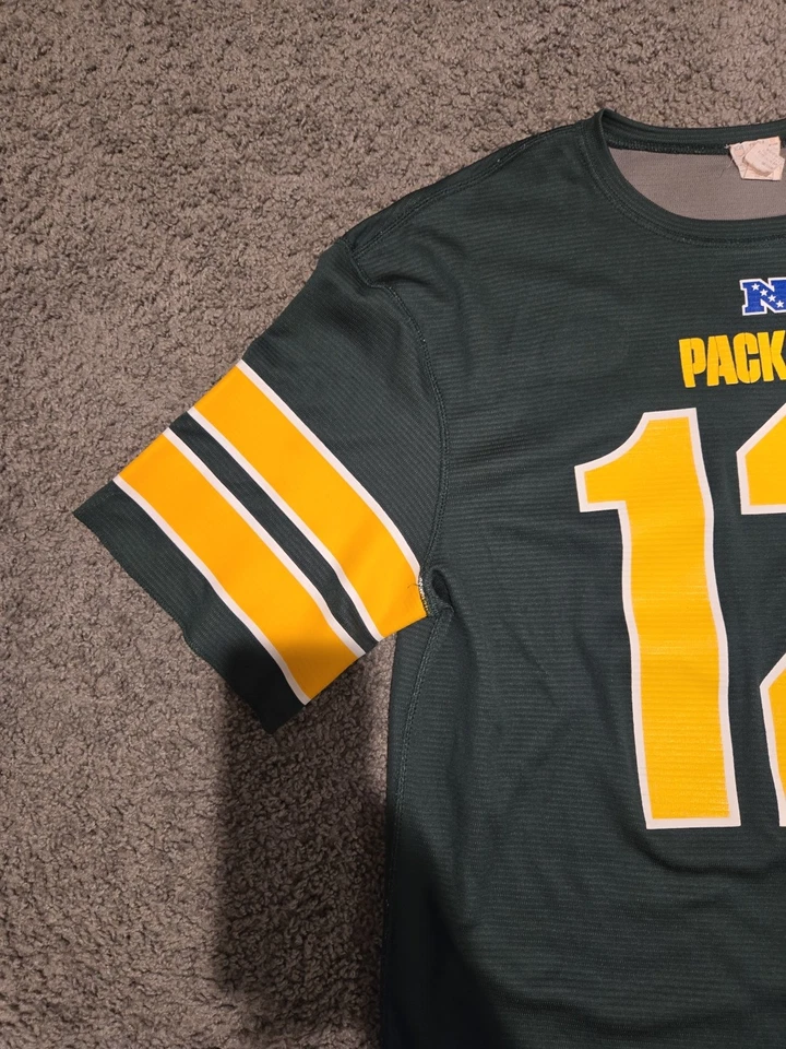 ДВУСТОРОННЯЯ ФУТБОЛКА GREEN BAY PACKERS NFL для взрослых Aaron Rodger средний размер - Изображение 3 из 4