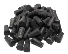 #00 Rubber Stoppers / RUBBER CORK LAB BUNG, 100pk