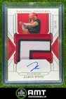 James Wood 2025 Panini National Treasures 29/49 Treasured Patch Auto Gold