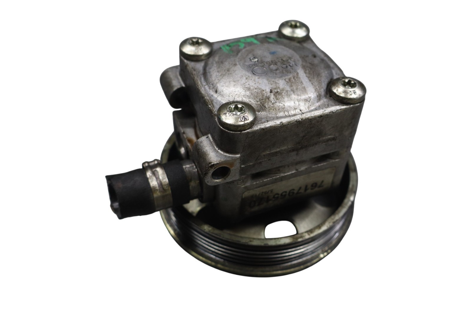 14-17 Maserati Ghibli M157 Power Steering Pump W/ Pulley 7617955170 Oem
