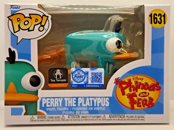 Funko POP! Perry El Ornitorrinco Phineas y Ferb #1631 [Exclusivo de Toy Temple]
