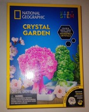 National Geographic Crystal Garden STEM Kit Grow Crystal Trees Open Box