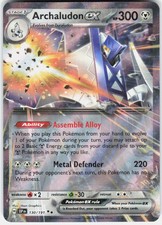 archaludon ex pokemon card Archaludon ex 130/191 Sv08: Surging Sparks Holo for sale online
