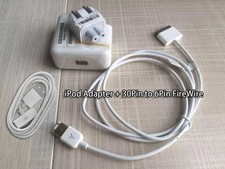 FireWire to 30-Pin Apple iPod Cable Dock Connector Cord for A1070