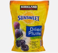 Kirkland Signature Sunsweet Pitted Prunes Dried Plums Whole Fruit 1.59kg Pack 9.74 per kilo