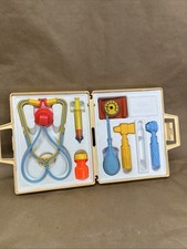 Vintage 1970s Fisher Price Medical Kit Doctor Dr. Nurse Kit Play 936