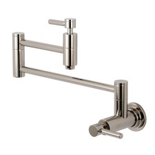 Kingston Brass KS810.DL Concord 3.8 GPM Wall Mounted Double - Nickel